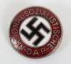 Third Reich NSDAP Party Badge by Apreck & Vrage Leipzig - 2