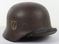 WW2 German M-40 Steel Combat Helmet