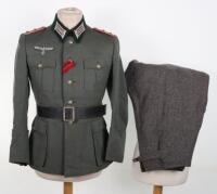 WW2 German Artillery Officers Uniform Group