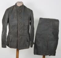 WW2 German U-Boat Crews Two Piece Leather Suit