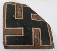 Large Swastika Section Taken from German Aircraft Which Crashed on Hampstead Heath, London and Taken as a Souvenir by a Home Front Air Raid Warden Serving the Area