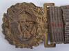 WW1 German Kaiserliche Marine (Imperial Navy) Officers Brocade Belt and Buckle - 5