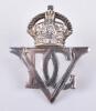 British 5th Royal Inniskilling Dragoon Guards Hallmarked Silver Officers Cap Badge