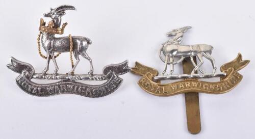 Royal Warwickshire Regiment Officers Cap Badge