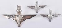 EIIR Parachute Regiment Officers Beret and Collar Badge Set