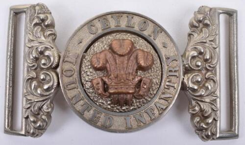 Ceylon Mounted Infantry Officers Waist Belt Clasp