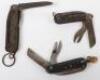 3x British Military Clasp Knives - 5