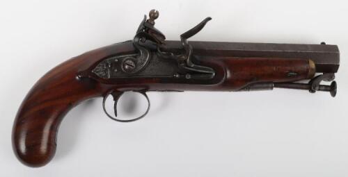 16-Bore Flintlock Holster Pistol by Wilson of London c.1820