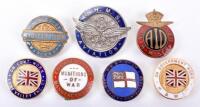 Selection of WW1 and WW2 War Service and Home Front Badges