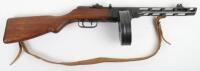 Deactivated 1945 Soviet Russian PPSH-41 Sub Machine Gun