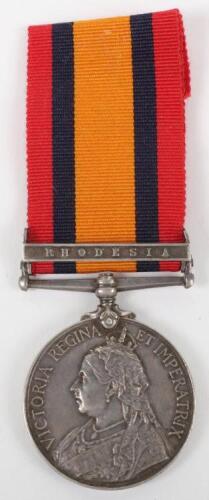 Boer War Queens South Africa Medal British South Africa Police