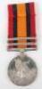 Boer War Queens South Africa Medal Natal Police - 4