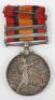 Boer War Queens South Africa Medal Yorkshire Regiment - 2