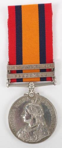 Boer War Queens South Africa Medal Durham Light Infantry