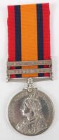 Boer War Queens South Africa Medal Durham Light Infantry