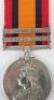 Boer War Queens South Africa Medal Durham Light Infantry - 3