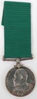 Edward VII Volunteer Force Long Service Medal 1st Volunteer Battalion Northumberland Fusiliers