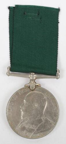 Edward VII Volunteer Force Long Service Medal 2nd Middlesex Volunteer Rifle Corps,