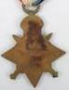 Great War 1914 Star Medal Trio 2nd Suffolk Regiment Died of Wounds September 1915 - 3