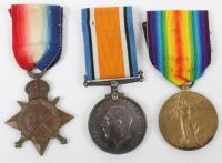 WW1 Medal Trio Middlesex Regiment Later Tank Corps Officer