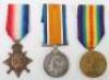 1916 Battle of the Somme Casualty Medal Trio Argyll & Sutherland Highlanders