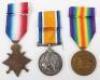 Great War February 1915 Casualty Medal Trio Northumberland Fusiliers - 2