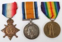 Great War Medal Trio Northumberland Fusiliers