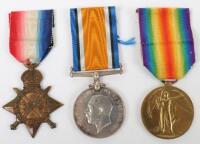 Great War 1914-15 Star Medal Trio Royal Fusiliers