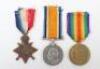 Great War 1914-15 Star Medal Trio 1st Battalion Durham Light Infantry Who First Served in the Landekai Ridge Region of India - 2