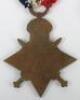 Great War 1914-15 Star Medal Trio to a Private in the Northumberland Fusiliers Who Was Discharged due to Neurasthenia in 1919 - 3