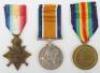 Great War 1914-15 Star Medal Trio 2nd Battalion the London Regiment Wounded on 1st Day of the Battle of the Somme 1st July 1916 - 2