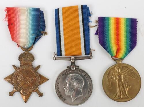 Great War German Spring Offensive 1918 Casualty Medal Trio Gloucestershire Regiment