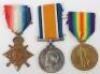 Great War German Spring Offensive 1918 Casualty Medal Trio Gloucestershire Regiment