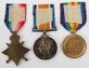 Great War Ypres 1916 10th Battalion Durham Light Infantry Casualty Medal Trio - 2