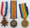 Great War 10th Battalion Middlesex Regiment Palestine Casualty Medal Trio - 2