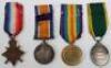 Great War Territorial Force Long Service Medal Group of 4 Royal Field Artillery - 2