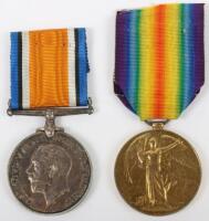 WW1 Medal Pair 21st(2nd Tyneside Scottish) Battalion, Northumberland Fusiliers