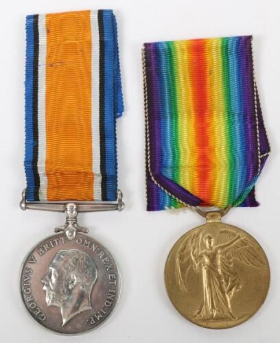 Great War Medal Pair 23rd Battalion Durham Light Infantry