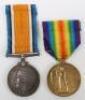 August 1918 Casualty Medal Pair Northumberland Fusiliers