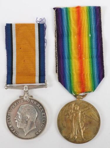 WW1 Medal Pair 6th Battalion Durham Light Infantry