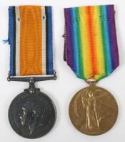 WW1 Medal Pair Durham Light Infantry and Royal Munster Fusiliers