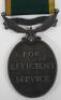 George V Efficiency Medal 8th Battalion Durham Light Infantry - 4