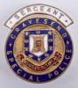 Rare WW1 Gravesend Special Police Sergeants Lapel Badge