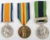 WW1 and Afghanistan 1919 Medal Trio 25th (Cyclists) County of London Regiment Medal Trio