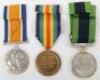 WW1 and Afghanistan 1919 Medal Trio 25th (Cyclists) County of London Regiment Medal Trio - 2