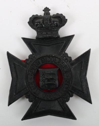 Victorian South Middlesex Rifle Volunteers Other Ranks Helmet Plate