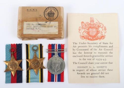 WW2 No 99 Squadron Royal Air Force Bomber Command Operation Against Berlin Casualty Medal Group