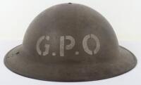 WW2 British Home Front General Post Office (G.P.O) Steel Helmet