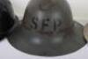 WW2 Zuckerman Pattern Helmet for a Senior Fire Guard - 4