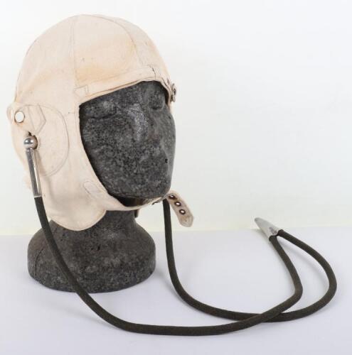 Pre-WW2 D Lewis Pattern Flying Helmet with Gosport Tubes